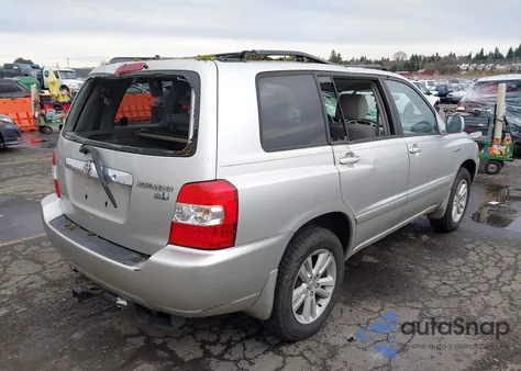 2006 Toyota Highlander Hybrid V6 z USA, uszkodzony, nr VIN JTEEW21A160027414